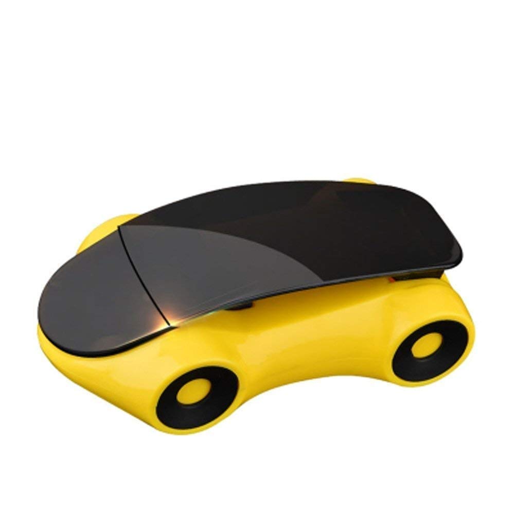 Car Shape 360-Degree Rotating Mobile Car Mount Holder Stand with Car Perfume, Windscreen, Dashboard and Table Desk with Double Grip Holder- Multi Color