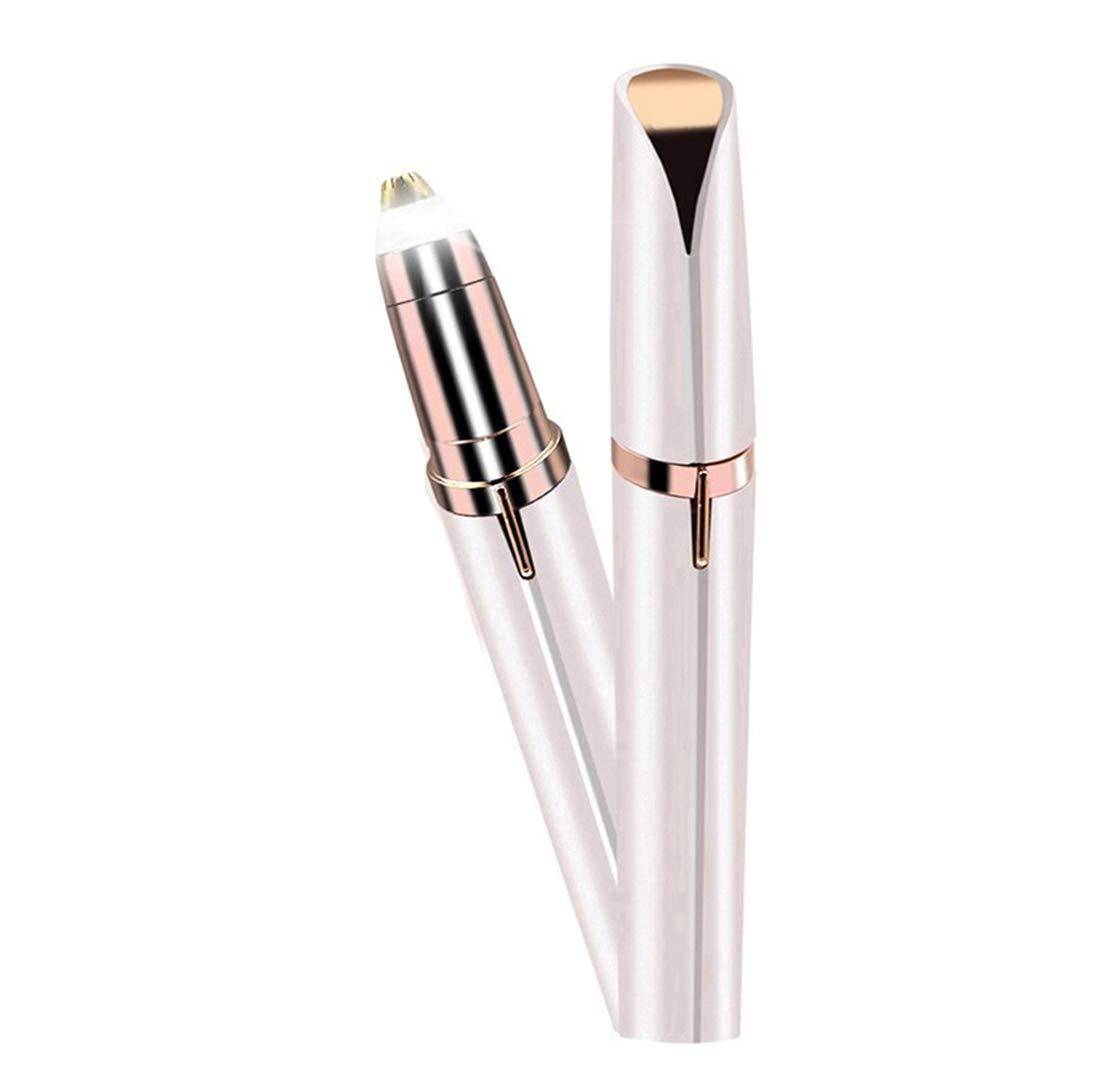 Eyebrow Hair Remover, Electric Painless Facial Hair Remover Trimmers with LED Light for Women