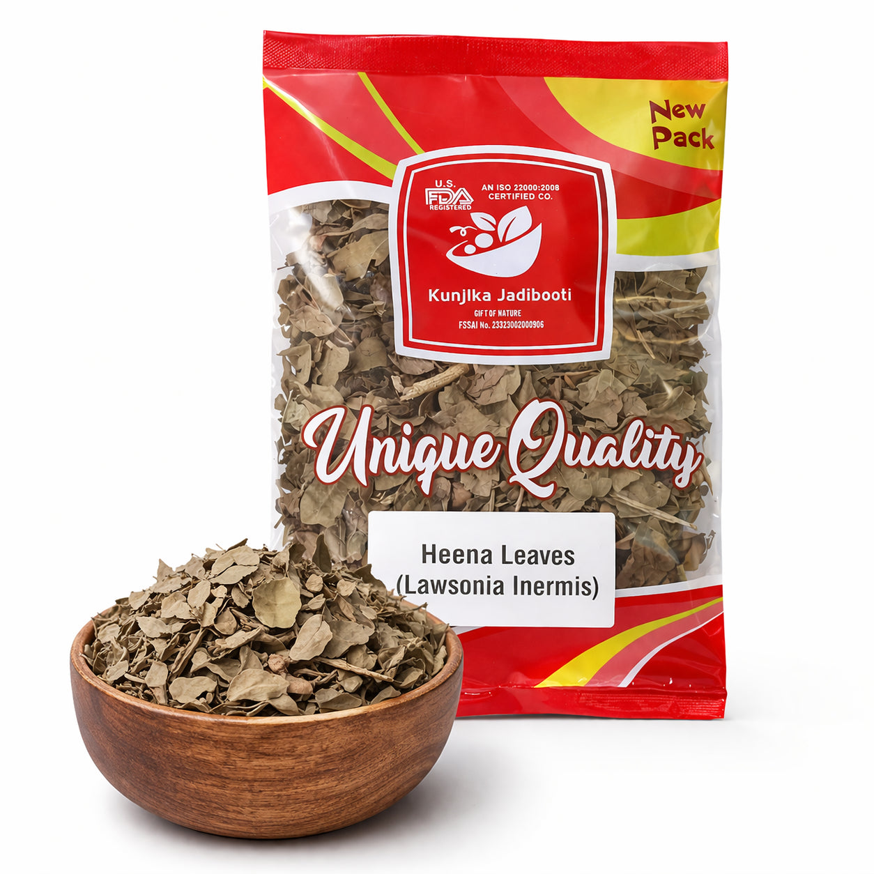 Kunjika Jadibooti Mehandi Leaves | Henna Mehandi Leaves | Whole Natural Pure Henna Leaves - 100 gm