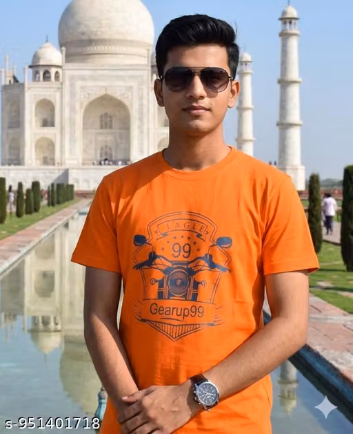 Men’s 100% Cotton Graphic Printed T-Shirt | Premium Casual Round Neck Tee for Daily Wear |Cotton tshirts for men | Men Cotton Regular Tshirts