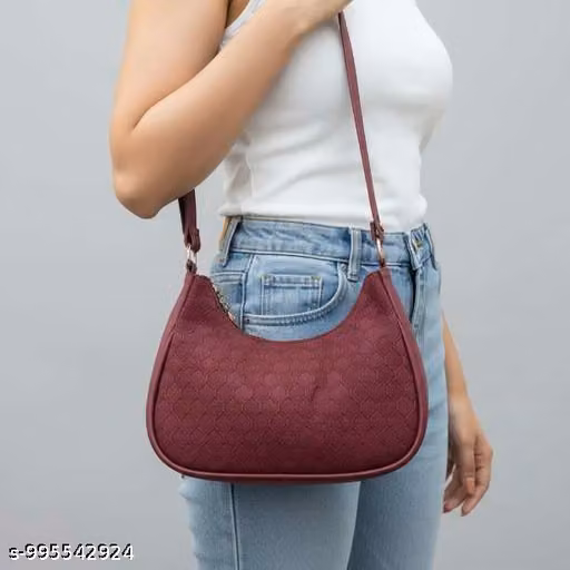 Black shoulder bag ,woman handbag ,PU leather handbag, ladies purse , textured handbag , stylish shoulder bag , office bag for woman , fashion handbag , tassel bag, daily use ha