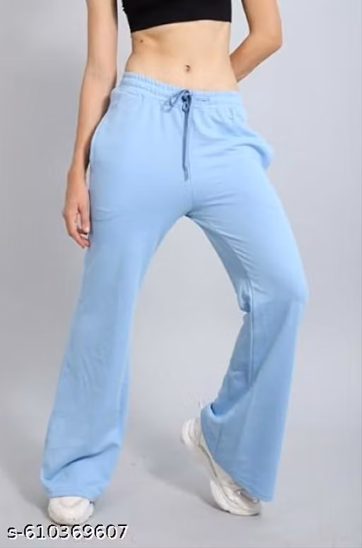Cotton Terry Women Trendy trouser