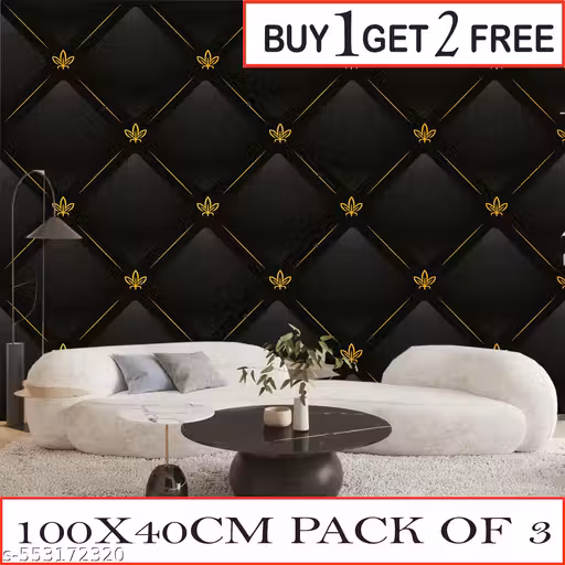 SUNRISES WALLPAPERSelf Adhesive Wall Stickers For Kitchen 100x40 CM Pack Of 3 Kitchen Wallpaper Waterproof Wall Sticker | Kitchen Shelf Stickers for Home | Kitchen Wall Stickers Oil Proof (Wall Texture) Wallpaper for Walls of Kitchen | Bedroom & Living Ro