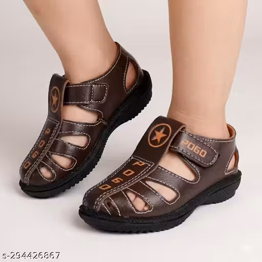 BUNNIES Sandals Boys & Girls Light Weight,Comfortable & Trendy ! Soft Footbed ! Casual and Stylish Sandals for Walking ,Working All Day Brown(6 Months To 12 Years )