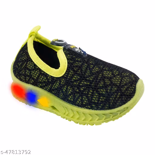 BUNNIES Baby Boys/Girls LED Leight Indian Walking Shoes (1 Years To 5 Years )