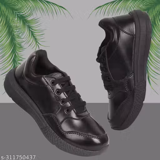 BUNNIES Shoes For Kids Boys And Girls School Shoes Sneakers for kids shoes (4.5 Years To 12 Years )Black