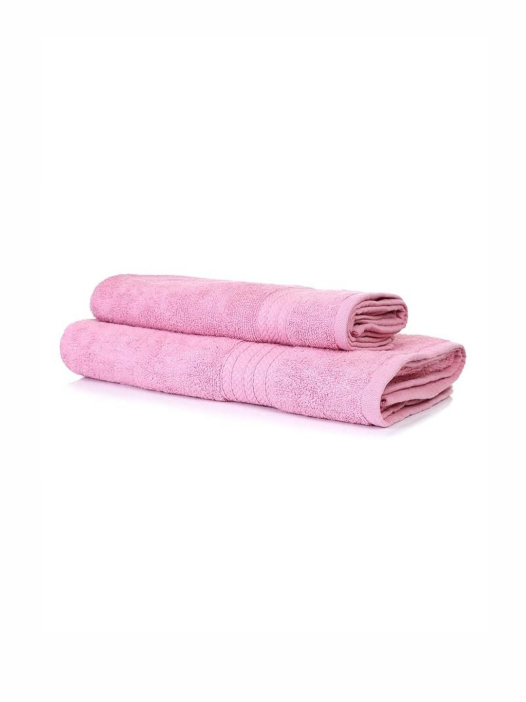 Solid Pure Cotton 500GSM Lightweight 2PCs Adult Regular Bath Towel