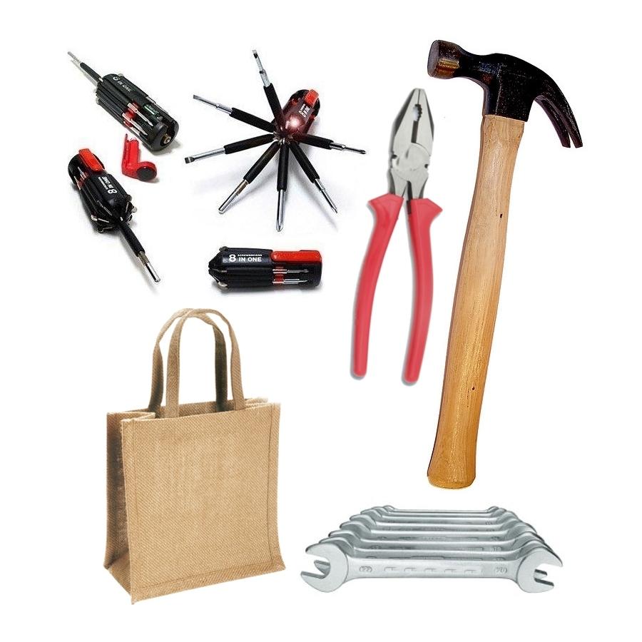 Hand Tool Kit | 12 Pcs GBT Multipurpose Hand Toolkit Set for Home Repair & DIY Use