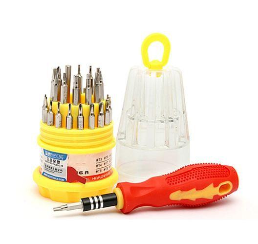 Saleshop365® Jackly 31 in 1 Magnetic Screwdriver Set | Precision Repair Toolkit for Electronics & DIY Work