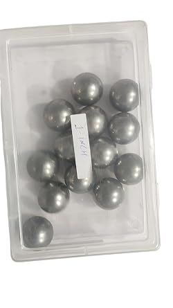 HCHC 1 Inch Stainless Steel Bearing Ball, Stainless Steel, Metallic Silver (Pack of 10)