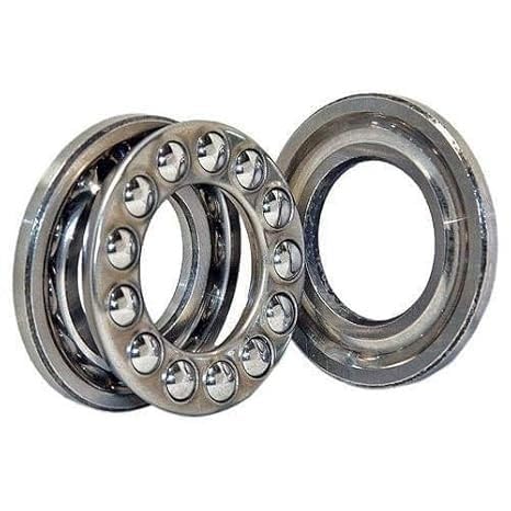 51107 Thrust Ball Bearing Dimension 35X52X12mm– High-Precision Axial Bearing for Axial Load Applications, Durable & Smooth Rotation (Pack of 1)