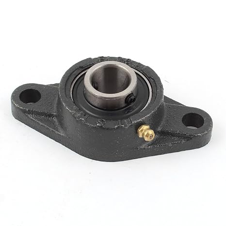UCFL204 20mm Mounted Pillow Block Bearing Solid Base Cast Iron Housing (Pack of 1)
