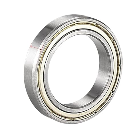 6805ZZ Deep Groove Ball Bearing Double Shield, 25mm x 37mm x 7mm Carbon Steel Bearings (Pack of 1)