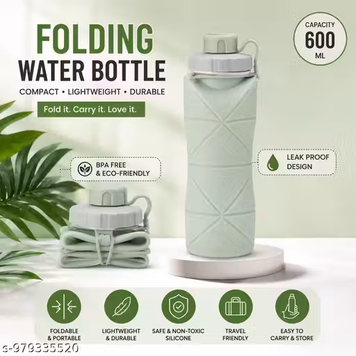 Folding water bottle