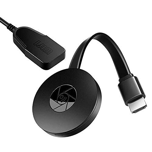 Wireless WiFi Display Dongle 1080P HDMI TV Stick Screen Mirroring Miracast Compatible with Android, Mac iOS, Windows