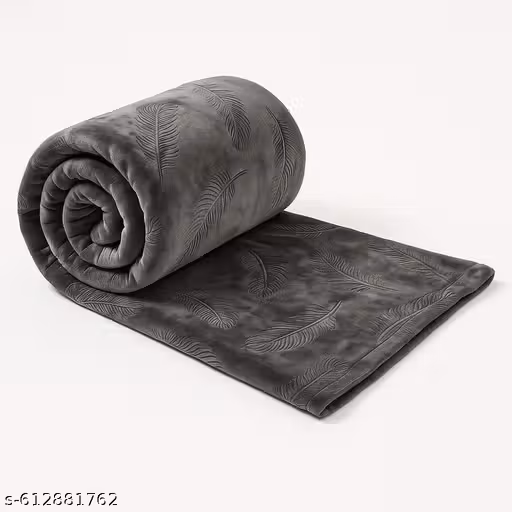PREMIUM SINGLE BED EMBOSSED BLANKETS (SINGLE BED) | LIGHT WEIGHT | CLOUDY SOFT