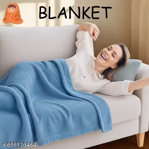 Lightweight Microfiber AC Blanket | Best for Mild Winters, Humid Weather & AC Rooms sb pink