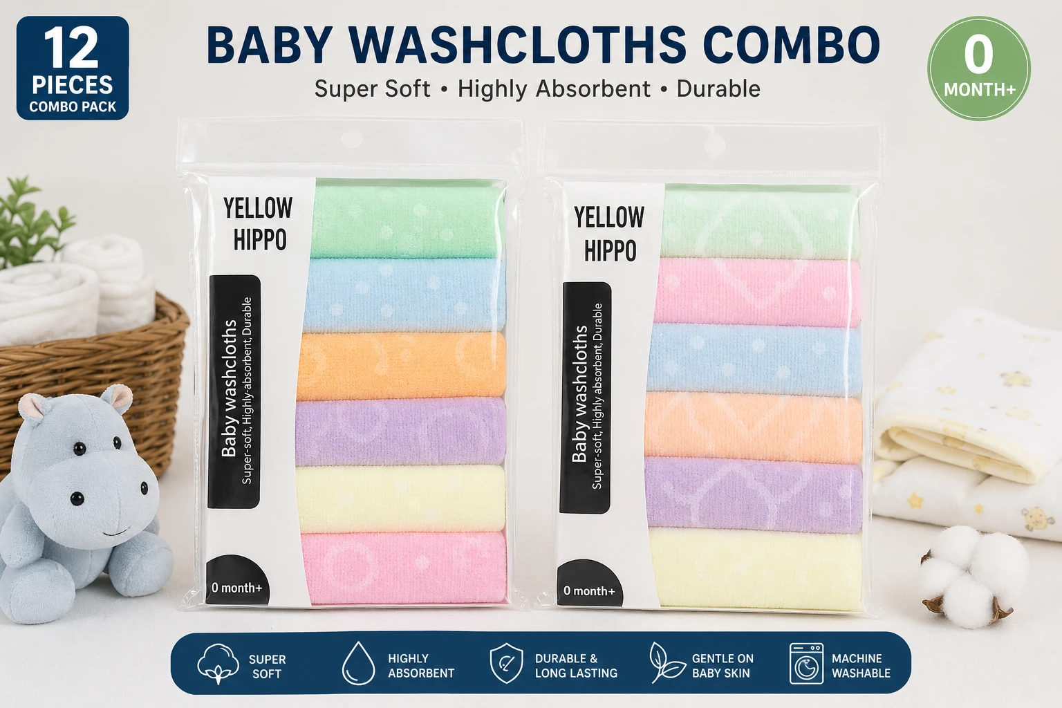 BABY CLEANSING TISSUE | SOFT & GENTLE | FOR BABY CLEANING | EASY TO USE | DAILY CARE
