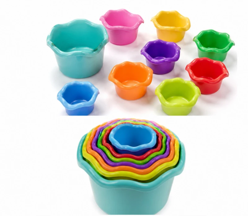 STACKING CUP TOYS FOR KIDS | COLORFUL STACKING & NESTING TOY | LEARNING & FUN ACTIVITY | EASY TO PLAY