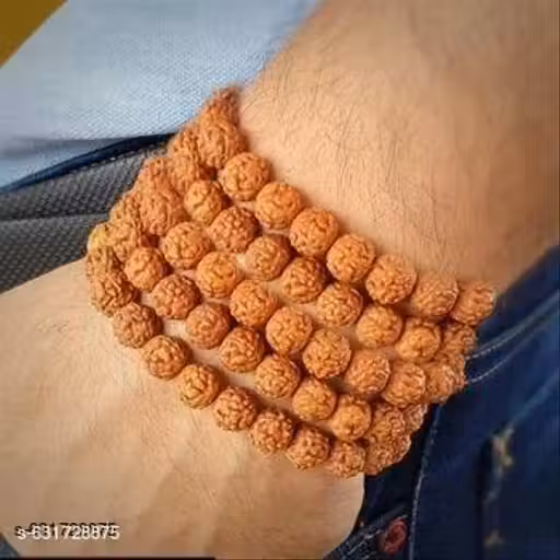 Bracelet – 5 PCS Original Rudraksh Bracelet | 5-Row Rudraksha Band for Maximum Energy and Style