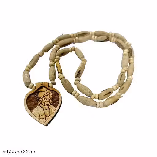 Pendant Necklace – Divine Visions Sacred Hanuman Ji Pendant | Natural Wood Finish Necklace | Daily Wear Devotional Jewelry