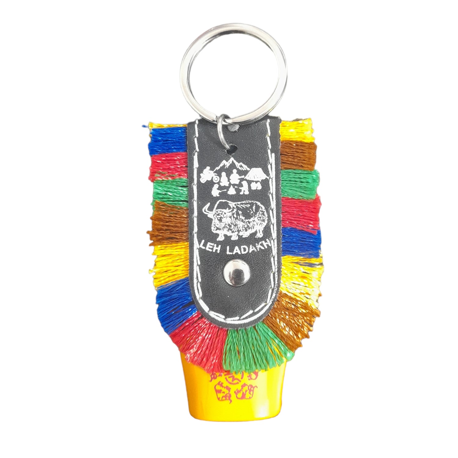 Cowbell Lucky Bell Keychain for bike, car, Home Key Chain 13 cm