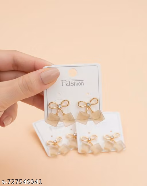 Designer Fancy Earrings for Women & Girls | Korean Earrings | Stylish Jewellery for Weddings, Festivals & Casual Wear