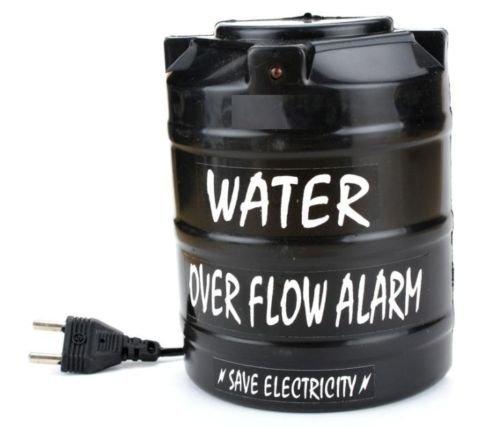 Water Tank Overflow Alarm with Voice Sound Save power Save water
