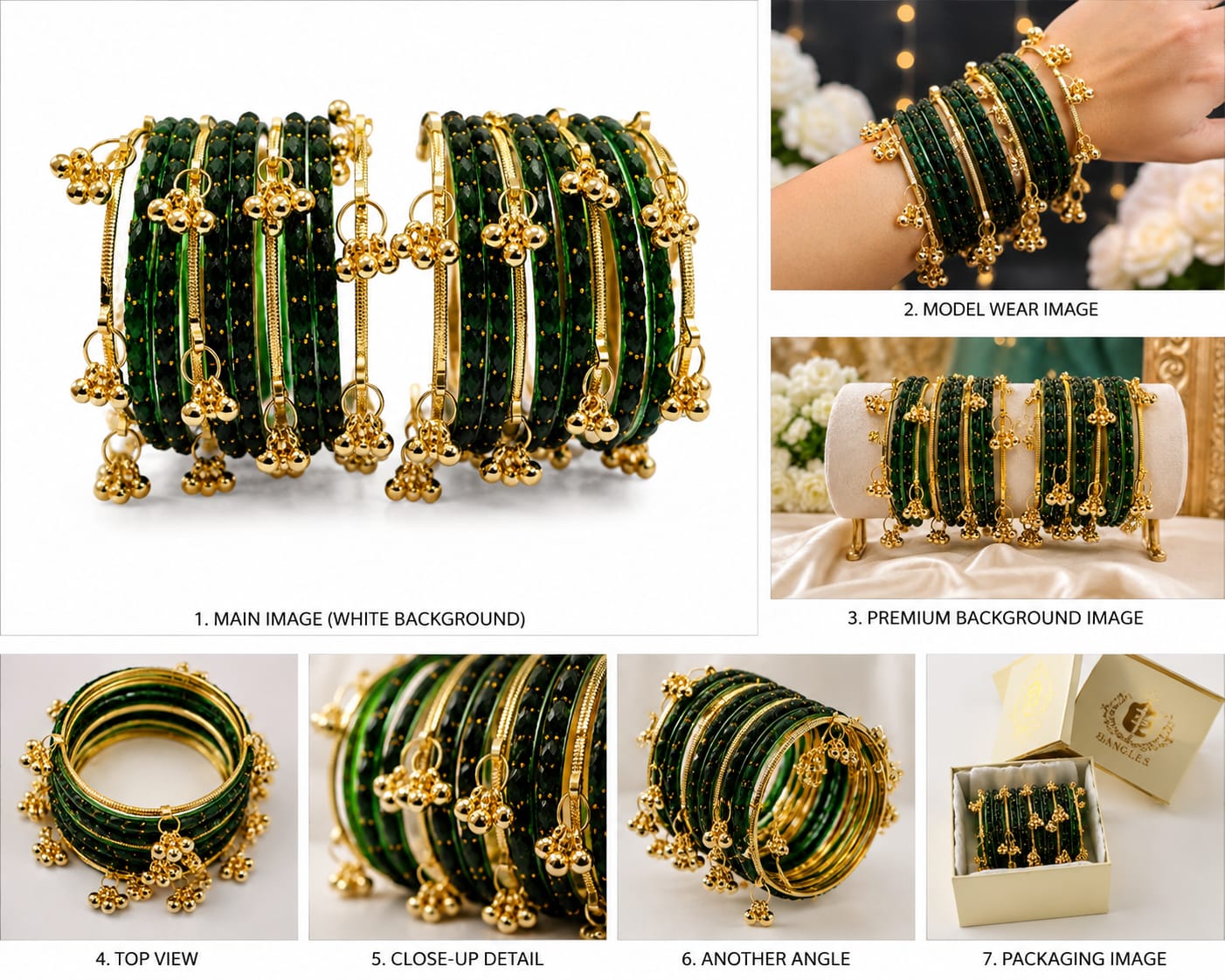Raindrop kaiya Kashmiri fancy bangles