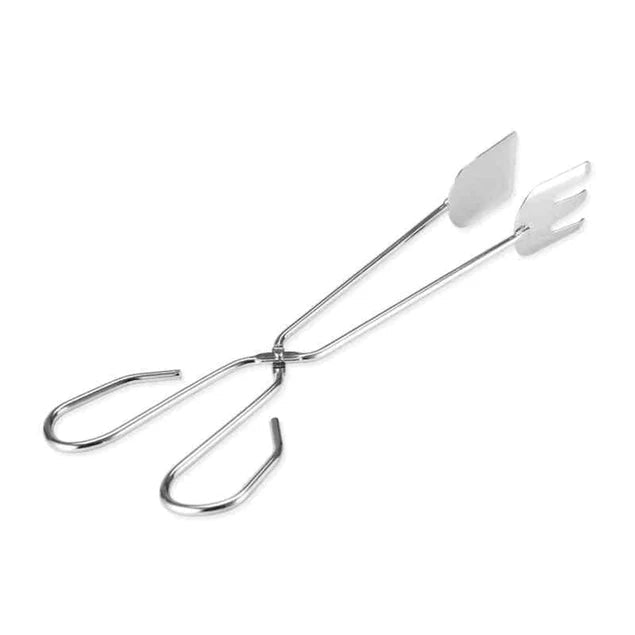 Multifunctional Kitchen Barbecue Stainless Steel Wire Food Serving Tong Charcoal Clip Cooking Scissor Tongs 26 cm
