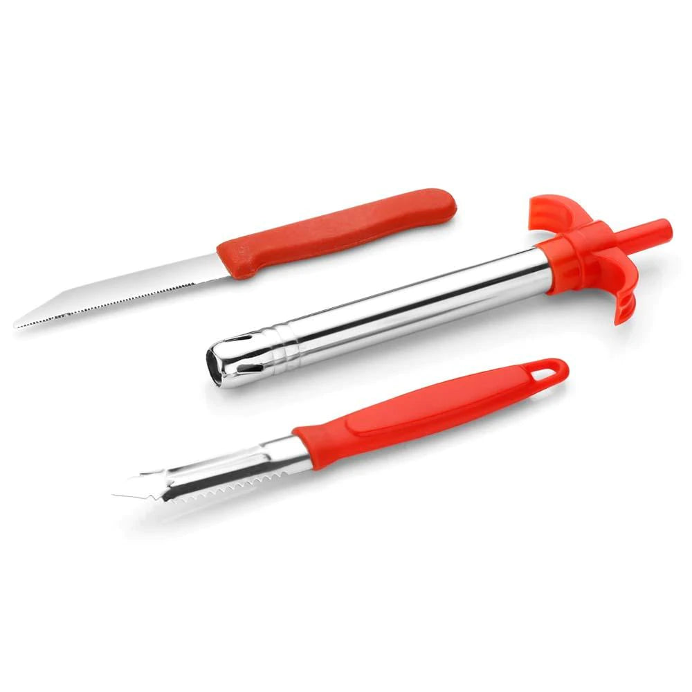 3 in 1 Kitchen Tool Set Combo for Kitchen Use + Gas Lighter for Kitchen Stove + Vegetable Potato Peeler for Kitchen Tool Set for Home Kitchen