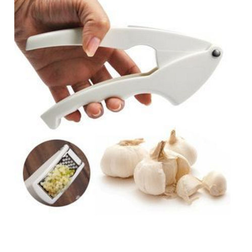 Garlic Press / Crusher Stainless Steel Mesh with ABS Handle