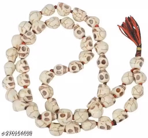 Ansh Trend Nar Mund Mala Goddess Kali/ Lord Shiva Mala, For Japa or wear Purpose , Many suggest it for Rahu and Ketutone Necklace
