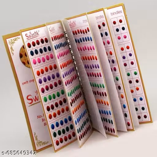 SWASTIK 960 BINDI BOOK PLAIN SMALL MINI