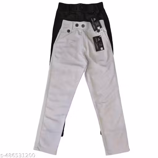 Men Trouser | Stylish Trousers | Soft Lycra Blend Trousers | Mens & Boys Trousers | Casual Wear Trousers | Black