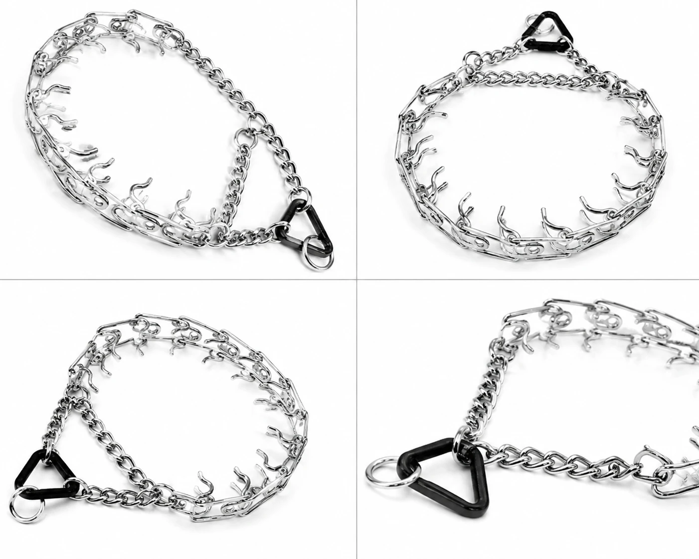 Diamond Chain Collar with Soft Handle Rope for Dogs Comfortable Walking Belt