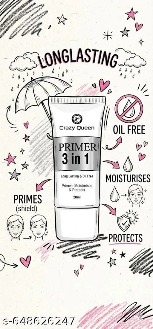 CRAZY QUEEN Primer | Smooth Makeup Base Primer