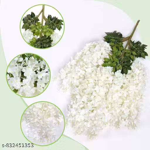 Premium Artificial Wisteria Hanging Flower Vines (12 Pieces) – Decorative Home & Wedding Decor