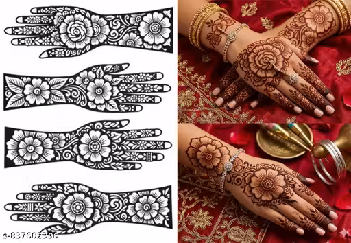 ALS Mehndi Temporary Tattoo Sticker
