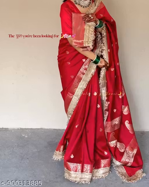 Katan Double Zari Work Banarasi Saree | Premium Designer Silk Saree for Women