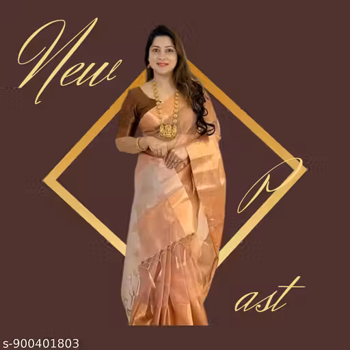 Kanjivaram Ikkat Border Tissue Saree | Traditional South Indian Silk Saree