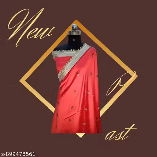 Katan Double Zari Work Banarasi Saree | Premium Handloom Style Silk Saree
