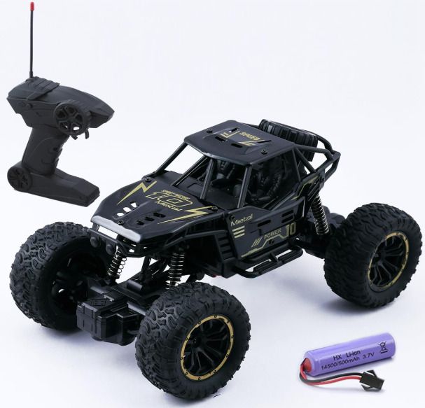 Monster Truck Remote Control Rock Crawler Car Toys for Kids 2 WD Multicolor