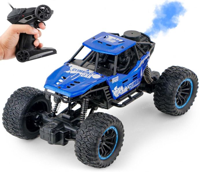 Remote Control RC 2 WD Rock Crawler Car Toy for Kids with Smoke Effect