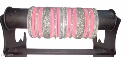 Velvet Kundan Work Bangle Set For Women & Girls | Stylish Party Wear Bangles