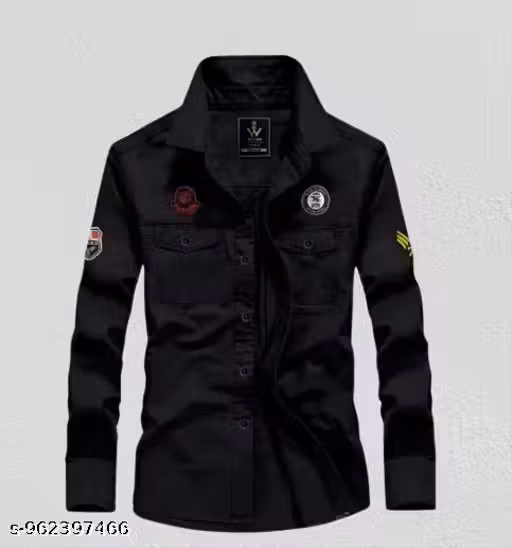 Pretty Latest Men Shirts Black