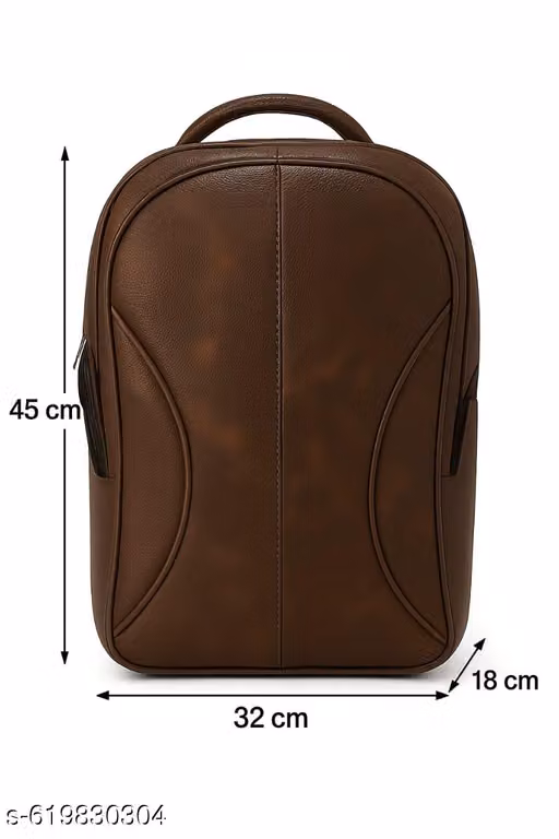 BROWN LEATHER BACKPACK NEW DESION MULT USESES SOLID QUALITY