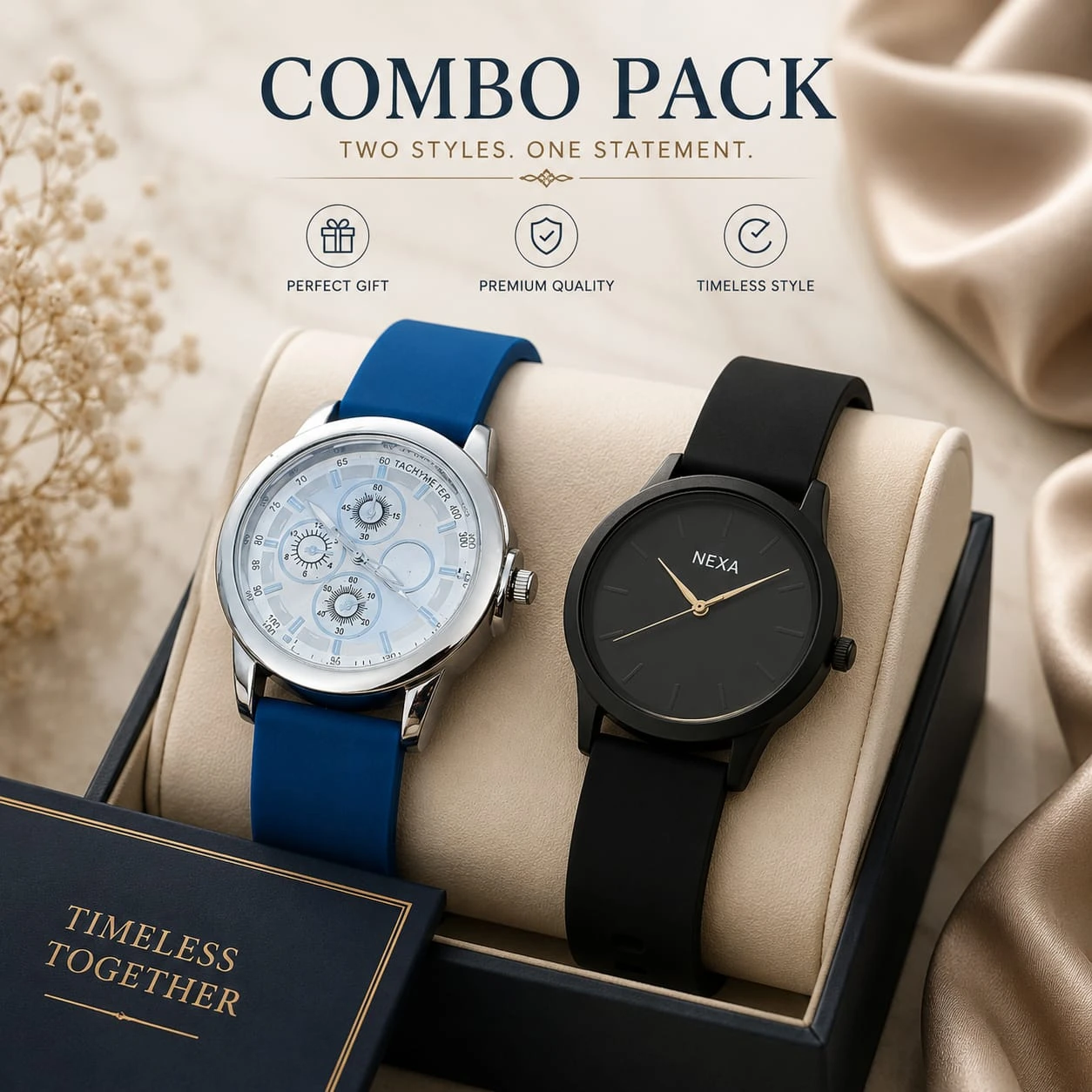 Men Boys Trendy Analog Watch Premium Fashion Casual Wear