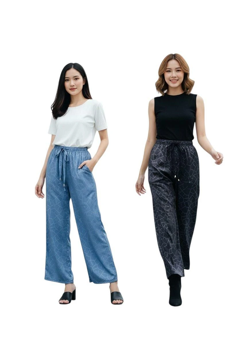 Women Casual Plazo Set of 2 Stylish Comfortable Daily Wear