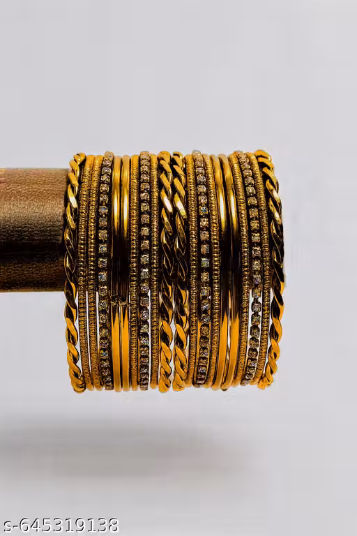 Women’s Mehendi Metal Bangles Set